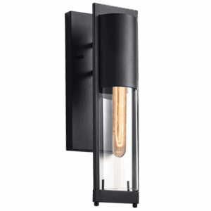 Brightstar L353 Black Iron and Clear Glass