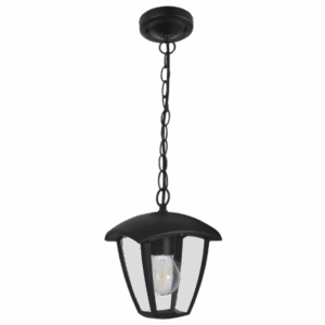 Brightstar L363 BLACK 4 Panel Hanging Lantern