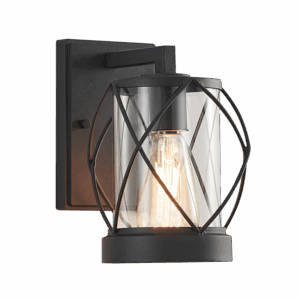 Brightstar L533 BLACK Metal with Clear Glass