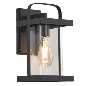 Brightstar L536 BLACK Metal with Clear Glass