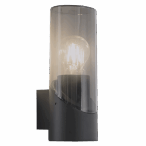 Brightstar L545 BLACK Aluminium Fitting with Smoke Colour Plastic Cover