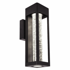 Brightstar L578 Black Die Cast Aluminium Wall Bracket with Glass Down Facing