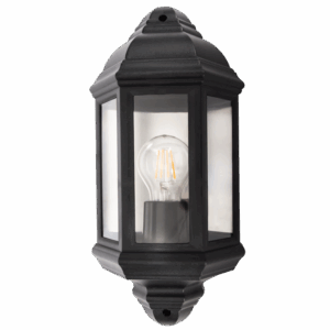 Brightstar L9007 BLACK PVC Half Lantern