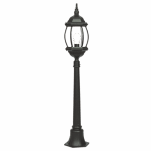 Brightstar LFL004/1 Black Rounded Belly Bollard Light