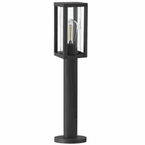 Brightstar LFL027 Matt Black Aluminium Standing Lantern