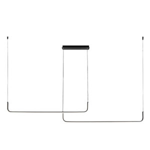 Eurolux P1371 Aro Pendant Black LED