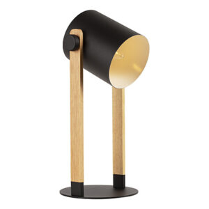 Eurolux T601 Hornwood Metal and Wood Table Lamp