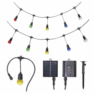 Brightstar WSC010 Multicolour Solar Outdoor String Lights (IP65)