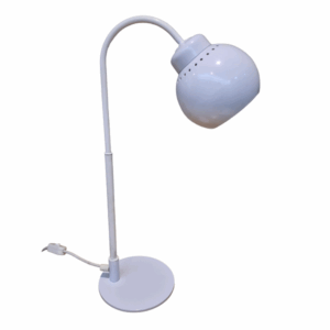 Litex Lamps TL1097 WH Curved Desk Lamp Including 6w LED GU10 Bulb