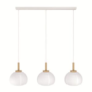 Eurolux P1355 Summerhill 3LT Pendant White/Brown