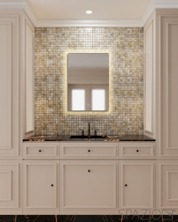 Spazio ORTA LARGE MIR.203 Rectangular LED Mirror - Image 3