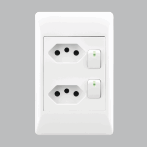 Brightstar EPL333 WHITE 2 New RSA Sockets with 2 Switches – 2 X 4
