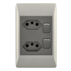 Brightstar EPL363 DUO 2 New RSA Sockets with 2 Switches – 2 X 4