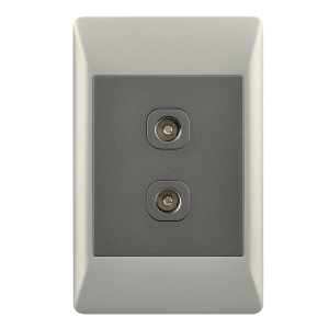 Brightstar ESW085 DUO Double TV Socket – 2 X 4