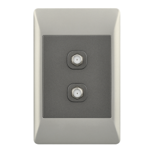 Brightstar ESW089 DUO Double Satellite Socket – 2 X 4