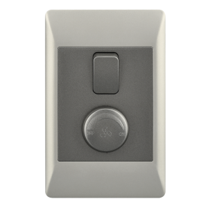Brightstar ESW092 DUO Fan Speed Control + Light Switch – 2 X 4