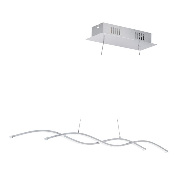 Eglo Lasana 2 Pendant Plastic White 1200x1200