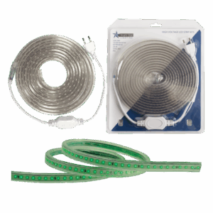 Brightstar HVS403 5M Green LED Blister Pack Strip Light