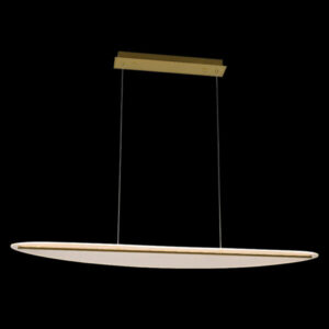 K Light K-LED-2423 LED Nautilus Acrylic Pendant