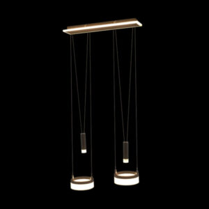 K Light J-K-LED-2530/2 LED Twin Pulley Pendant