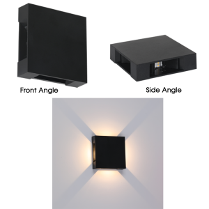 Brightstar L618 BLACK LED 4 Way Light