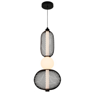 Brightstar PEN149 SAND BLACK Iron and Acrylic LED Pendant