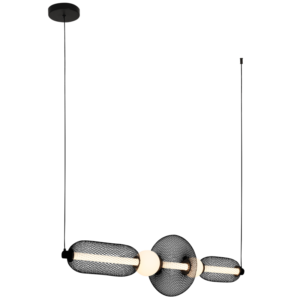 Brightstar PEN150 SAND BLACK Iron and Acrylic LED Pendant