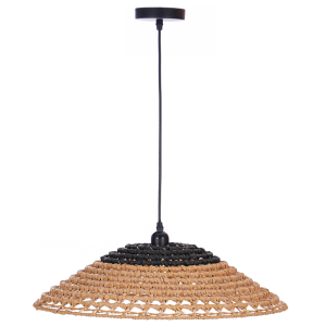 Brightstar PEN882 NATURAL Iron and Paper Rope Pendant