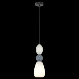 K Light  A-KLCH-9570/1C Ceramic Opal/Grey Pendant A1