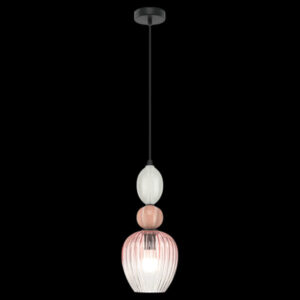 K Light A-KLCH-9570/1D Ceramic Opal/Pink Pendant