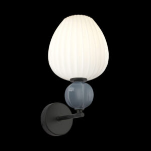 K Light A-KLW-9570 Ceramic Opal/Grey Wall Light