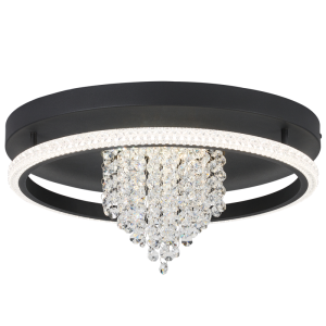 Brightstar CF486 BK CCT Aluminium, Iron, PC and Crystal Ceiling Fitting
