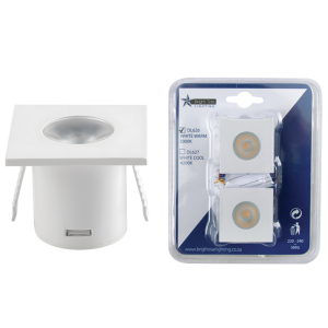 Brightstar DL626 WH WARM White Square LED Star Light