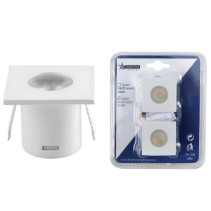 Brightstar DL627 WH COOL White Square LED Star Light