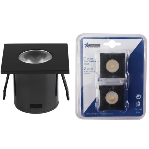 Brightstar DL629 BK COOL Black Square LED Star Light