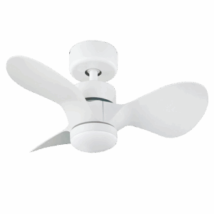 Eurolux F103 Echo Ceiling Fan 3 Blades White Power Motor 40w
