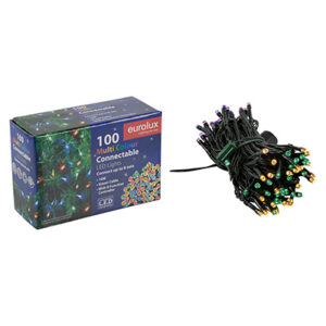 Eurolux H294MC 100 LED String Light 10M Connectable Multi Colour