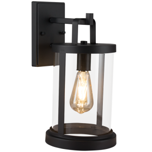 Brightstar L623 Black Metal with Clear Glass