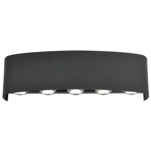 Brightstar L638 BLACK Plastic Wall Light Up and Down Facing