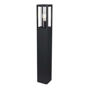 Eurolux O668 Bhok Square Ali Outdoor Bollard with Clear Glass