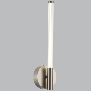 Brightstar WB223/1 Satin Chrome LED Wall Light