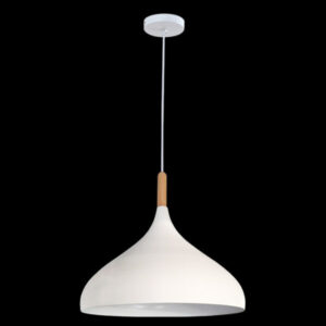 K Light Y-KLCH-5131/WH Metal & Wood Modern Pendant