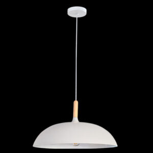 K Light Y-KLCH-6131/WH Metal & Wood Classic Pendant