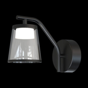 K Light S-LED-824 LED Arched Aluminum & Acrylic Wall Light