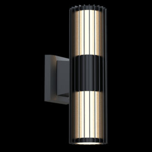K Light S-LED-833 LED Slated Up & Down Glass Wall Light