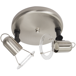 Brightstar S005/2R Metal Spotlight Satin