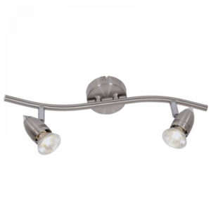 Brightstar S042/2 Satin and Polished Chrome Spotlight