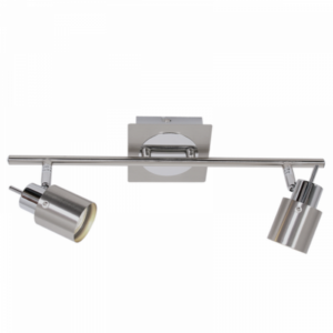 Brightstar S050/2 Satin and Polished Chrome Spotlight