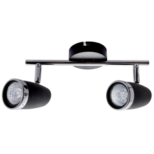 Brightstar S064/2 Black and Polished Chrome Spotlight