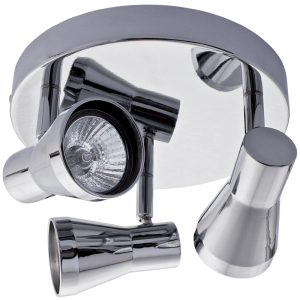 Brightstar S065/3 Polished Chrome Spotlight